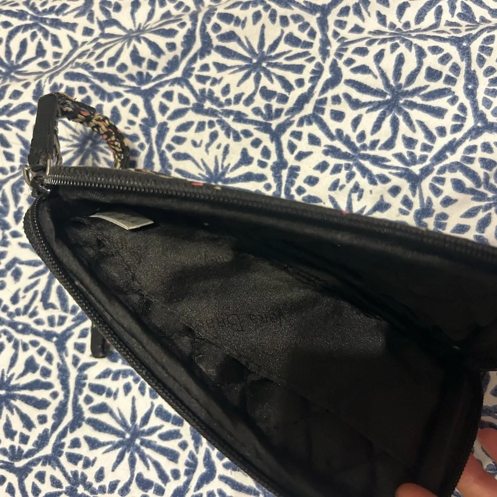 Vera Bradley Black Floral Wallet - Picture 3 of 3